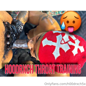 H00drxch throat trainsss a bbc he said for it to be my first time i