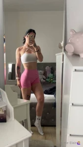 Zum leg day trag ich pink p