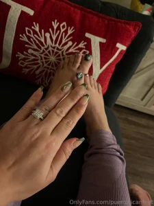 Christmas nails part 1