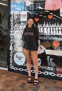 Too hot outside had to lose my pants