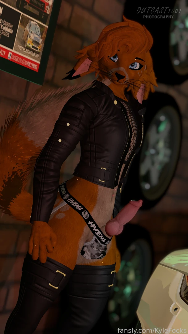 What are you doing when the bottom gives you this look c furry fox 