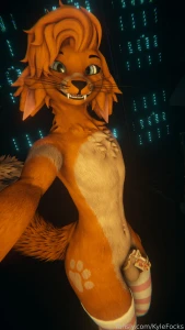 Little foxy is locked up gt lt furry fox vrchat cute chastity cage