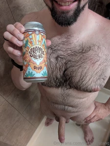Enjoying a delicious brew again
