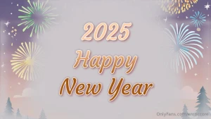 Happy new year thank you very much for all your support last year i am