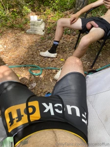 Sitting outside relaxing after a long day with chrisstutz6