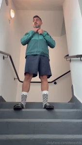 Stairwell adventures - let s cum in every step