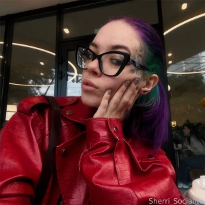 Finally it s the perfect weather for my favorite red leather jacket it