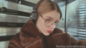 Wrapped in warmth and good tunes fyp cute fit natural life