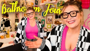 The coolest bathroom tour step inside my chaotic pink paradise this