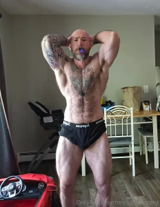 Just a couple raw pics from my monday morning check-ins with my coach