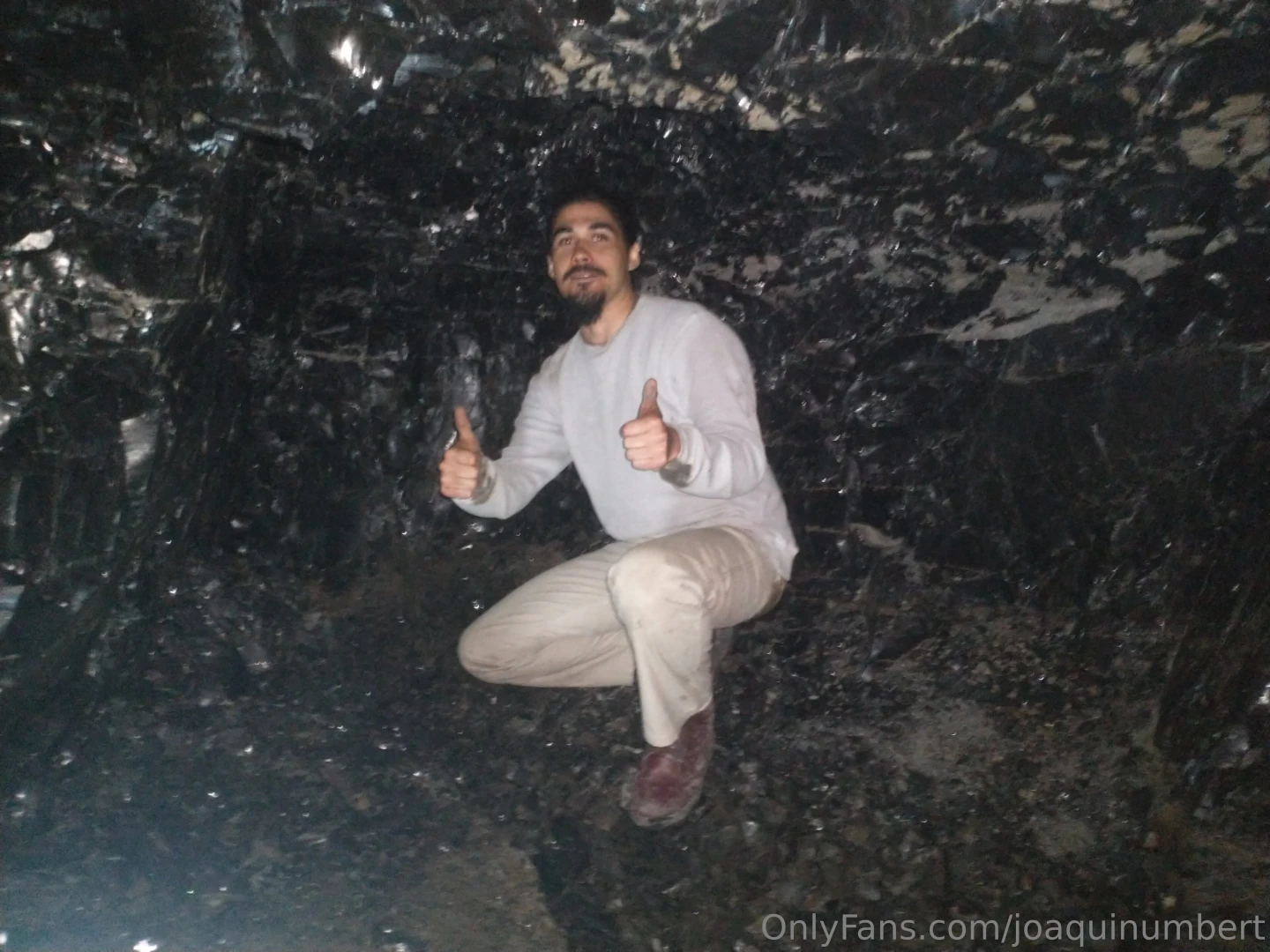 Icy water flows down from the volcano citlalt petl part 4 