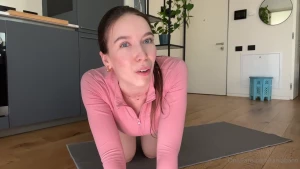 Yoga time with a hot sequel i was making a video again for you to see