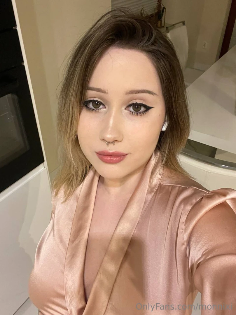 I slip into soft pink pajamas that hug my curves and make me feel so 