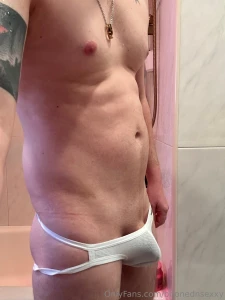 Still a little wet from the shower