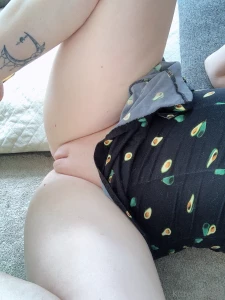 No panties of course