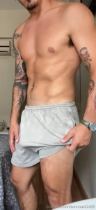 Loose shorts so that my friend is more comfortable