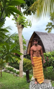 Workout is over time to shower