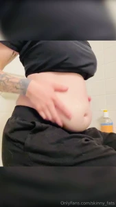 Literally all my fat is going to my belly and im not mad about it