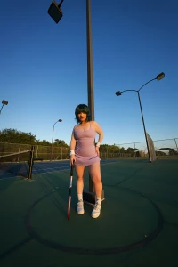Lets go down to the tennis court and talk it out like yeah yeah