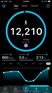 February is feeling good having some lunch then headed out to crush