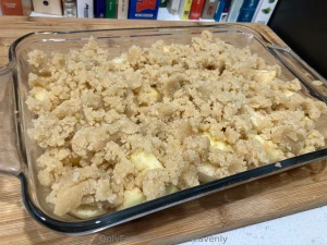 Homemade apple cobbler from scratch smells so damn good happy saturday part 2