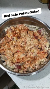 Decided to make red skin potato salad yesterday dude so fucking