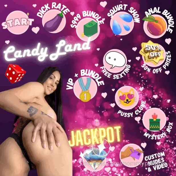 Welcome to paige s candy land my brand new board game is out now wanna 