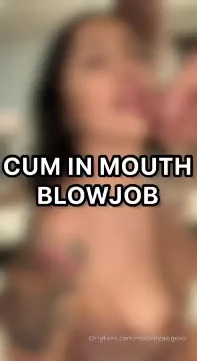 Cum in mouth blowjob so horny to taste his cum i convinced him to let 