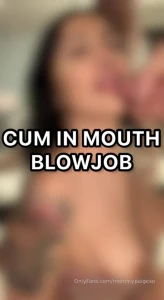 mommypaigexo - Cum in mouth blowjob so horny to taste his cum i convinced him to let 