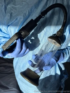 Nurse has a new toy i ve bought myself a new penis pump for patients i part 1