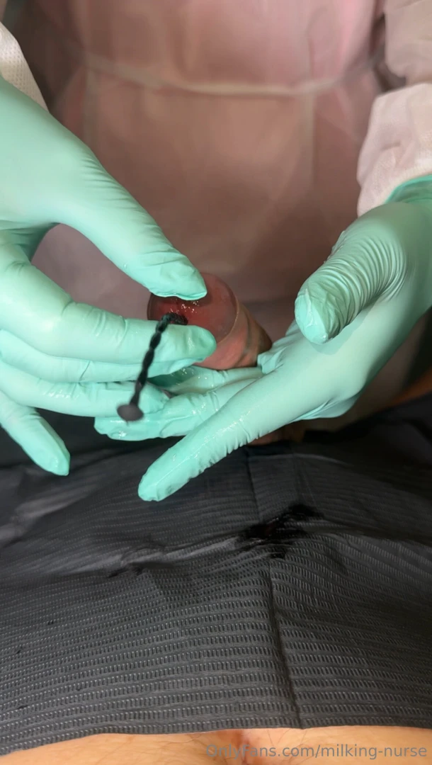 Cock sounding with a 30cm flexible beaded sound do you think you could 