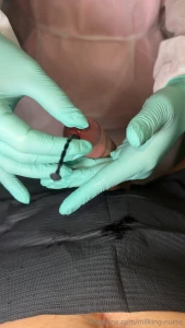 Cock sounding with a 30cm flexible beaded sound do you think you could