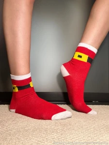 Can you tell i love christmas socks which ones are your favorite part 5