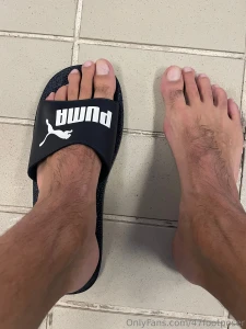 In the locker rooms barefoot or flip flops part 1