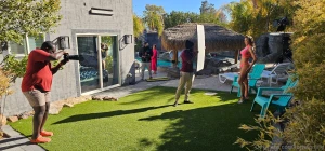 A few bts photos of a few of the shoots i did while traveling last part 9