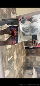 Really good workout tonight all pumped up muscledaddy bodybuilder