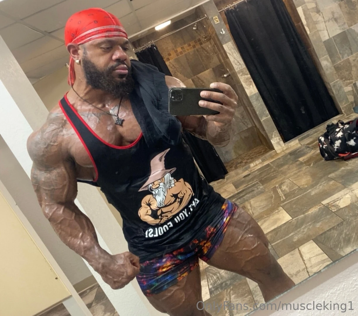 Spent my 4th in the gym i hope you ve had a great day muscledaddy 