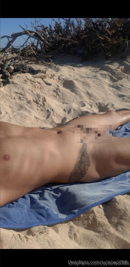 Sunny day beach day naked day do you wanna see more check the previous 