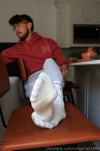 Lounging around and sniffing my sweaty smelly socks you should be