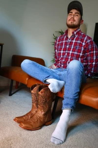 Calling you over so you can take my boots off and sniff these warm part 1