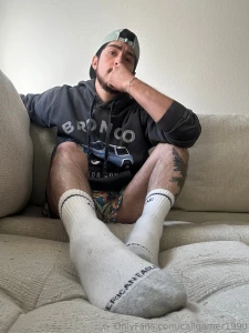 Fulfilling the urge to sniff my smelly socks and sweaty toes has me part 4