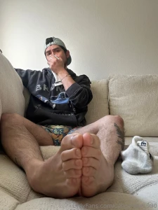 Fulfilling the urge to sniff my smelly socks and sweaty toes has me part 3