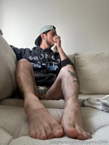 Fulfilling the urge to sniff my smelly socks and sweaty toes has me part 9