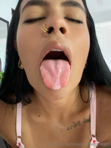 Put your cock on my tongue