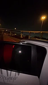 Ran outta gas amp let him break my back on the breakdown lane