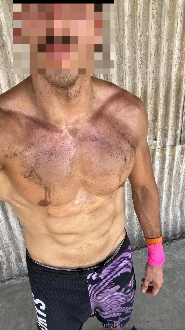 As you can see i not only sweat a lot when i train but i also get 