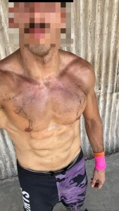 As you can see i not only sweat a lot when i train but i also get