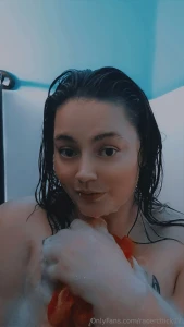 Nice hot shower and super silky clothes after a solo session above