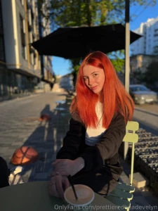 Morning coffee and a little sunshine on my redheaded thoughts guess