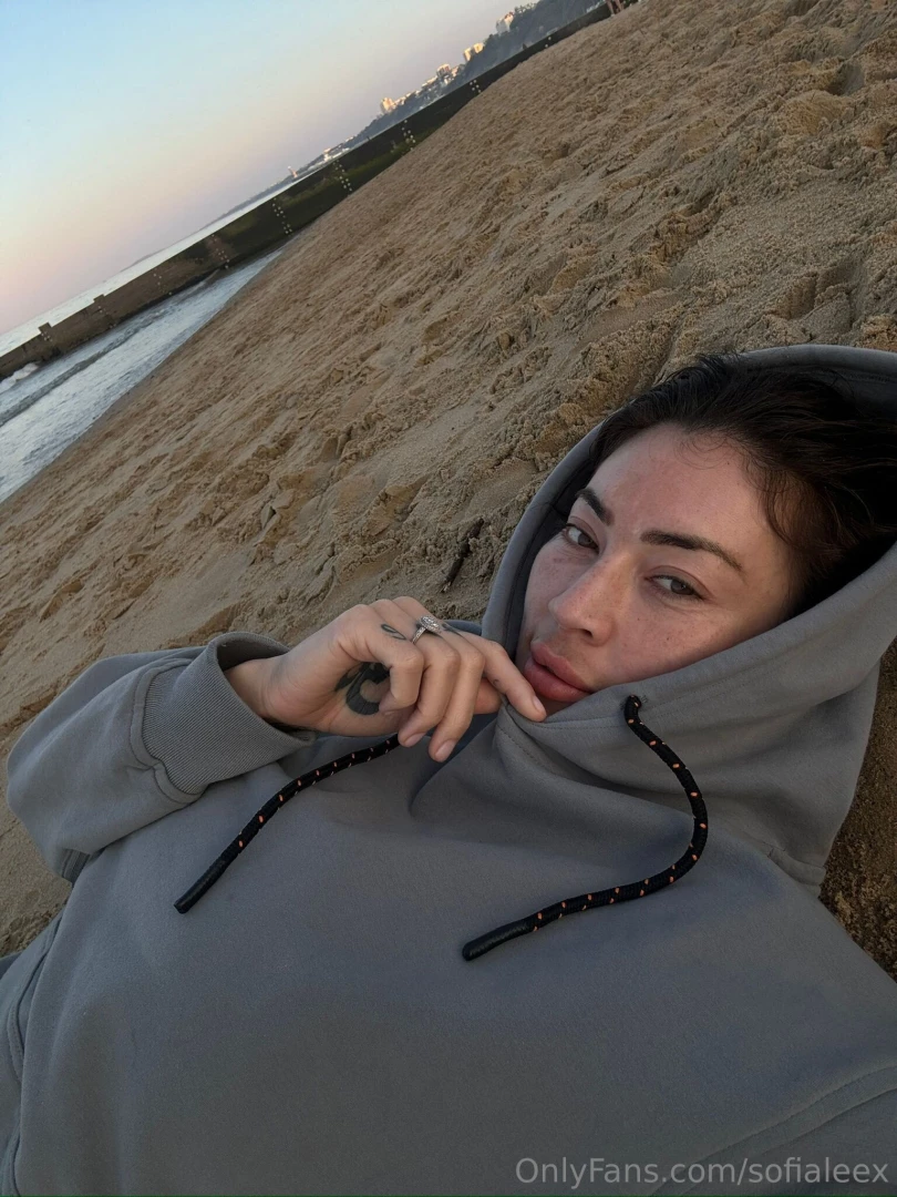 Cooling down after an early morning run 